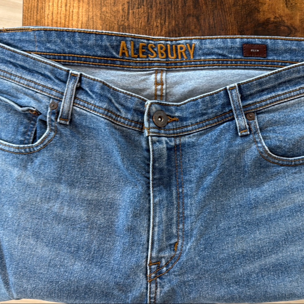 Alesbury Men's Slim Jeans - Blue